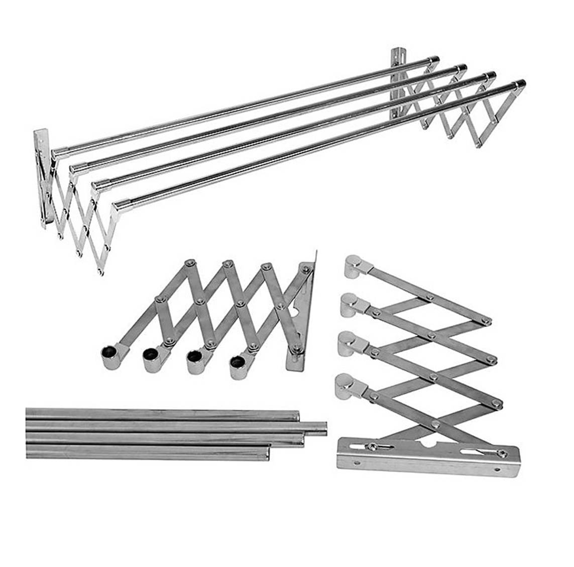 Giàn phơi đồ inox xếp gọn tiện lợi giá rẻ tại Bình Dương